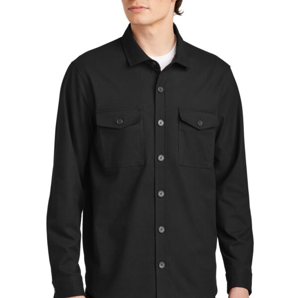 Long Sleeve Twill Overshirt Thumbnail