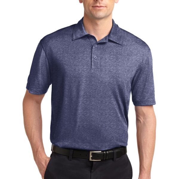 Woodie's Heather Contender Polo (Blue/Gray) Thumbnail